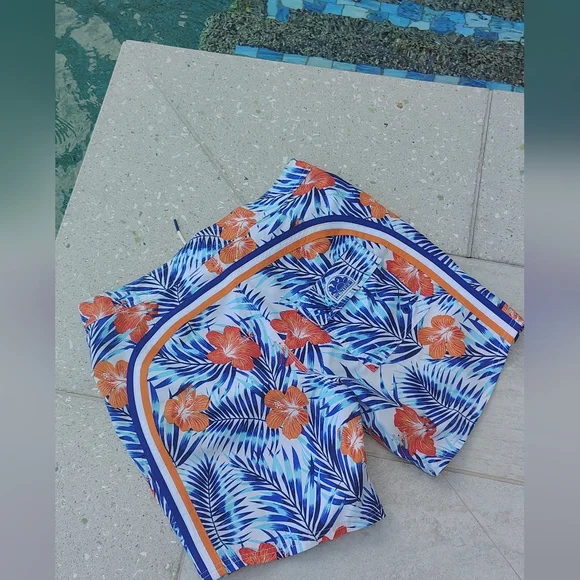 Sundek Tropical Floral Men's Swim Shorts Size 32 - Picture 6 of 8